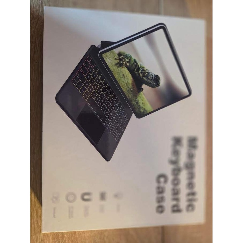 Edaiser P11 Magnetic Keyboard Case for iPad‎ Air iPad Pro Rainbow LED Backlit